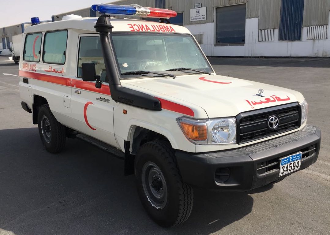 SIERRA LEONE TOYOTA LAND CRUISER AMBULANCE